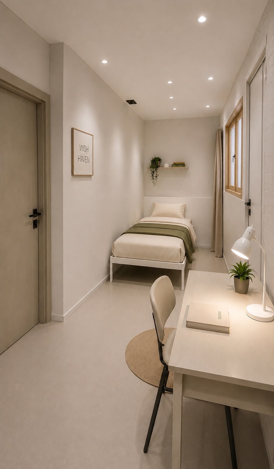 Wish Haven single room with study desk